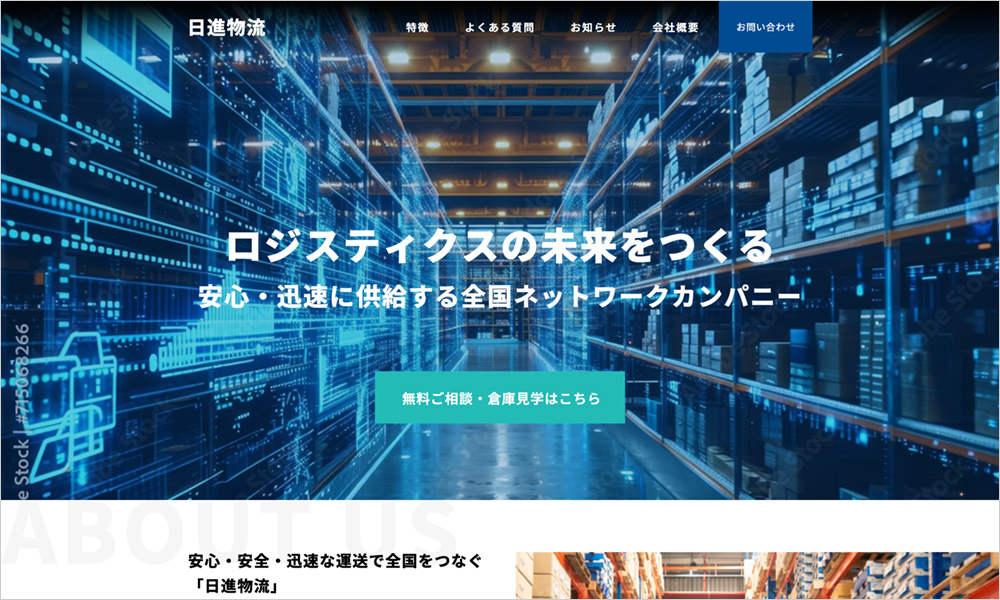 Webサイトデザイン画像